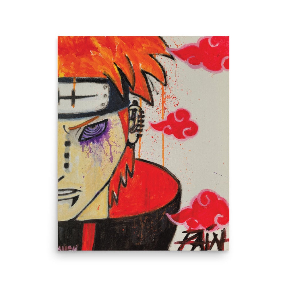 prompthunt: highly detailed painting of pain from naruto shippuden