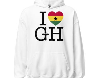 Made in Ghana Pullover Hoodie Sweatshirt, Ghana Sweatshirt, Ghana Shirt, Ghana Travel Gift, Unisex Hoodie Sweater Unisex Hoodie Sweatshirt