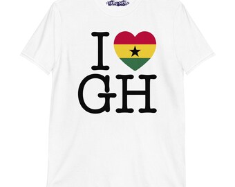 I Love Ghana Love Ghana shirt, Ghana T-shirt, Ghana Shirt, Ghana Travel Gift, Unisex Hoodie Sweater Unisex Hoodie Sweatshirt
