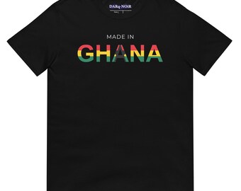 Made in Ghana T-shirt, Ghana T-shirt, Ghana Shirt, Ghana Travel Gift, Unisex Tee Unisex T-shirt