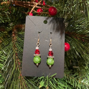 LARGE Grinch earrings