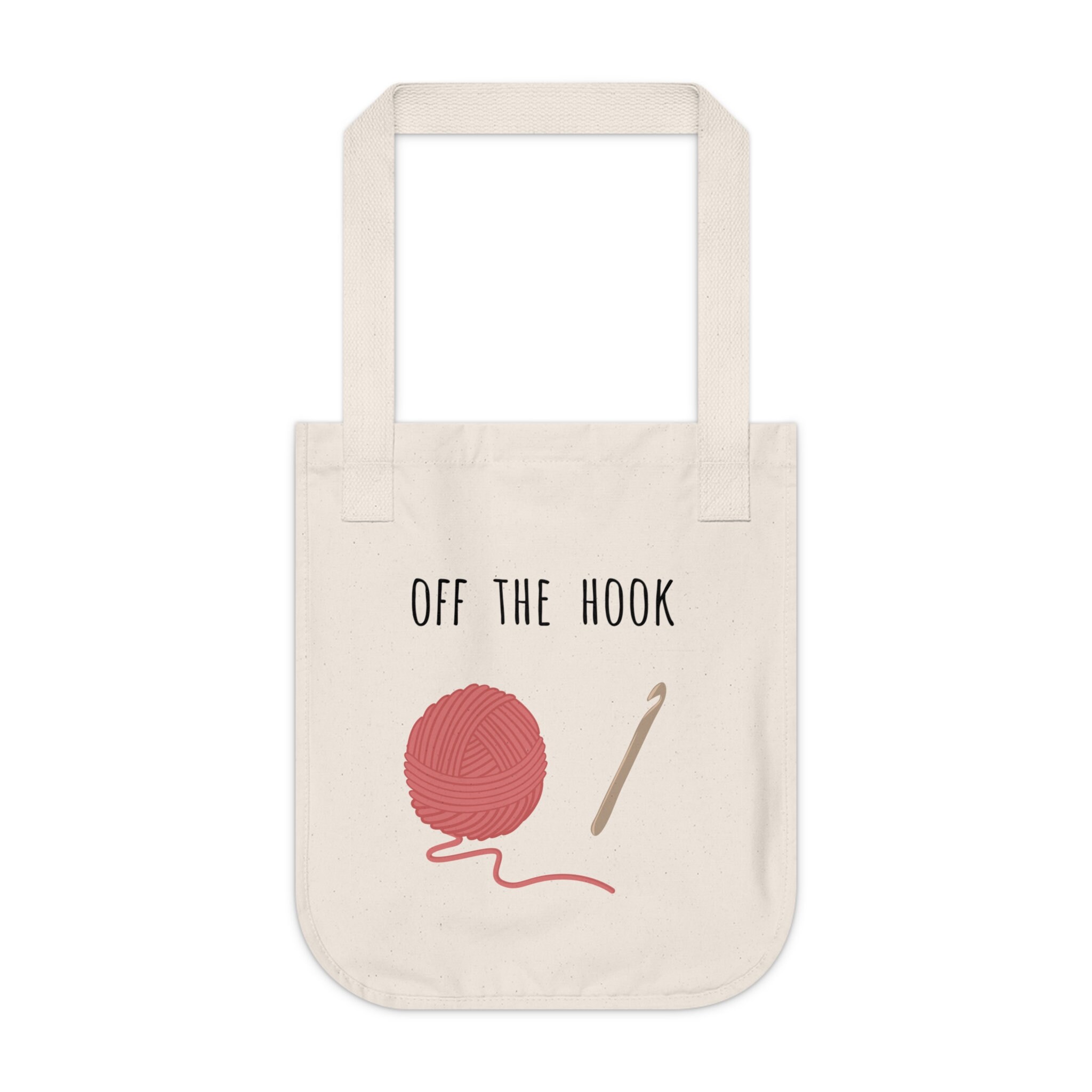 Off the hook Organic Canvas Tote Bag