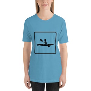 Kayaker Karte Schlüssel Kurzarm T-Shirt