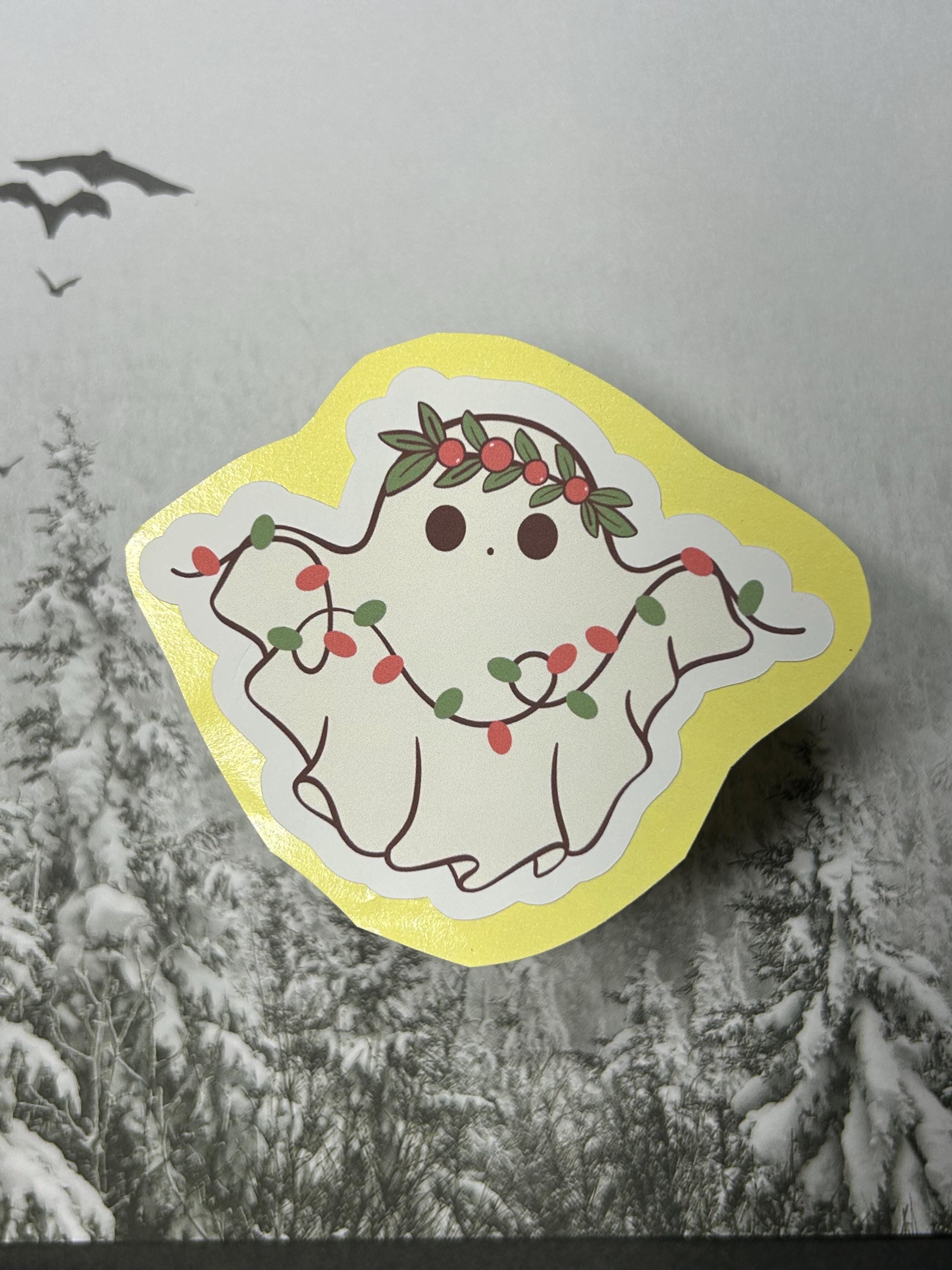Sticker fantôme de Noël, Sticker fantôme