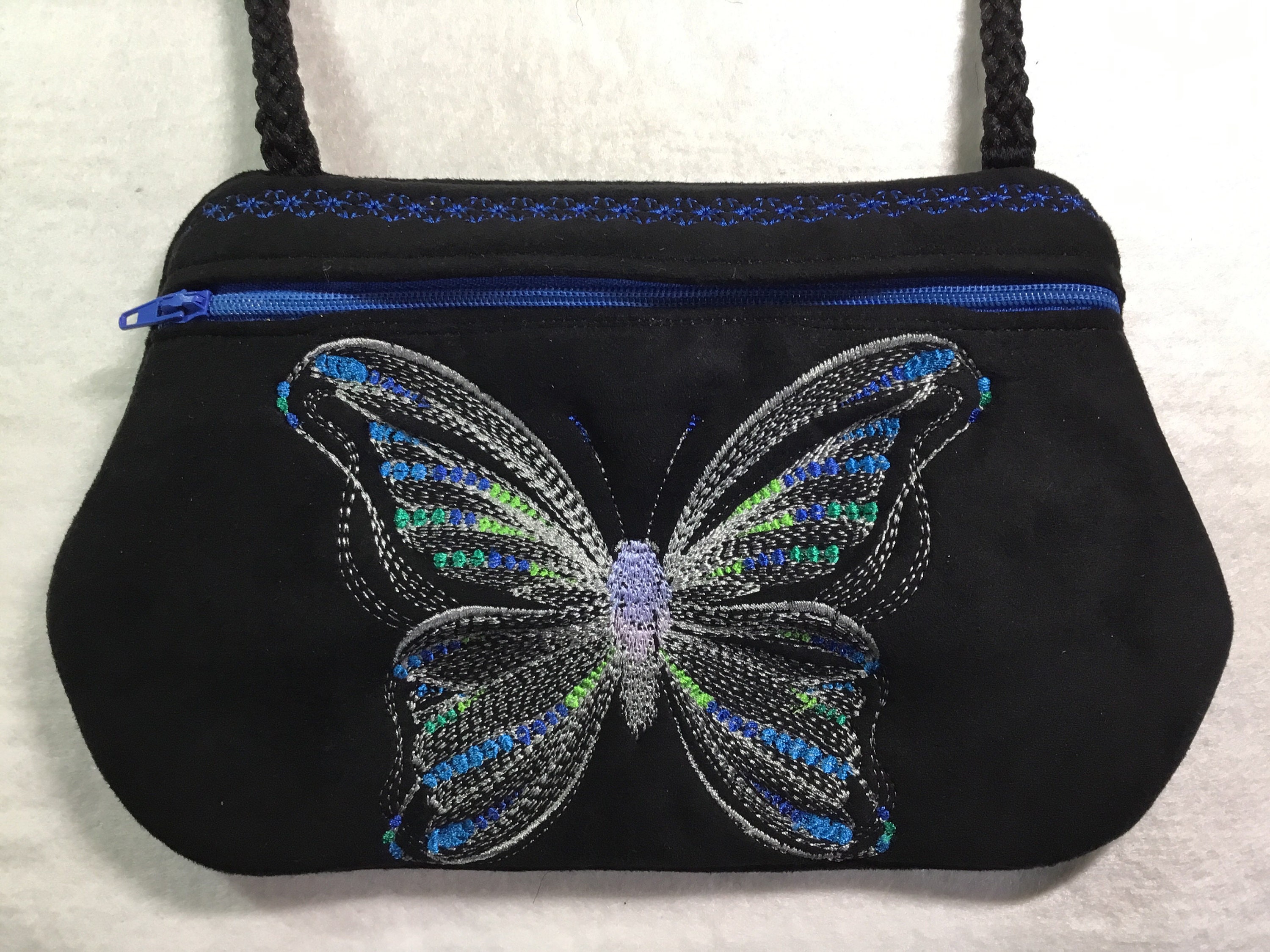Butterfly Leather Purse, Women Designer Handbag Animal Print Black Small  Cute Shoulder Vegan Leather Crossbody Bag Ladies - Etsy