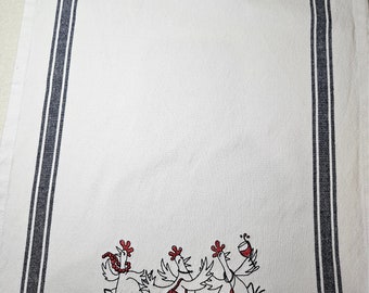 Asciugamano ricamato "Girls Night Out" (lettering nero)