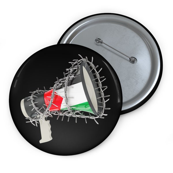 Palestine Pin, Palestine button pin, Free Palestine pin, Watermelon Flag pin, Human Rights pin, Anti-war Protest pin, Free Palestine badge