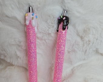 Sprinkle Donut Pen, Handmade Epoxy Ink Joy Gel Pen, Refillable