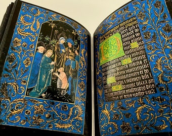 Reproducción de manuscrito iluminado: Las Horas Negras, 1475