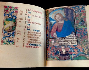 Uso del Libro de Horas de Orleans, 1490