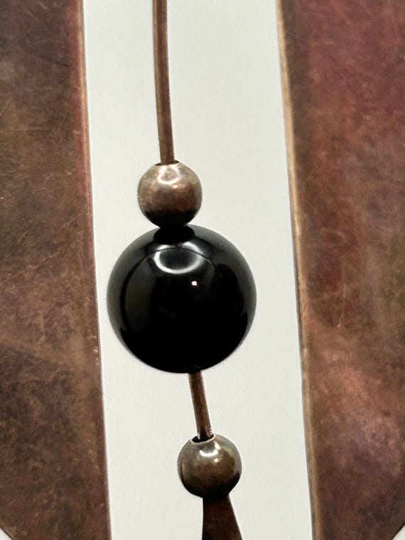 Geometric design within a design! .925 dangle ear… - image 2