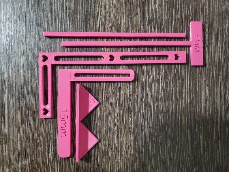 Set of tools for Bookbinding/Easy Scrapbooking Tool/ Herramienta para Encuadernación/ Bookbinding Kit/ 3d printed tools/ for Bookbinding image 3