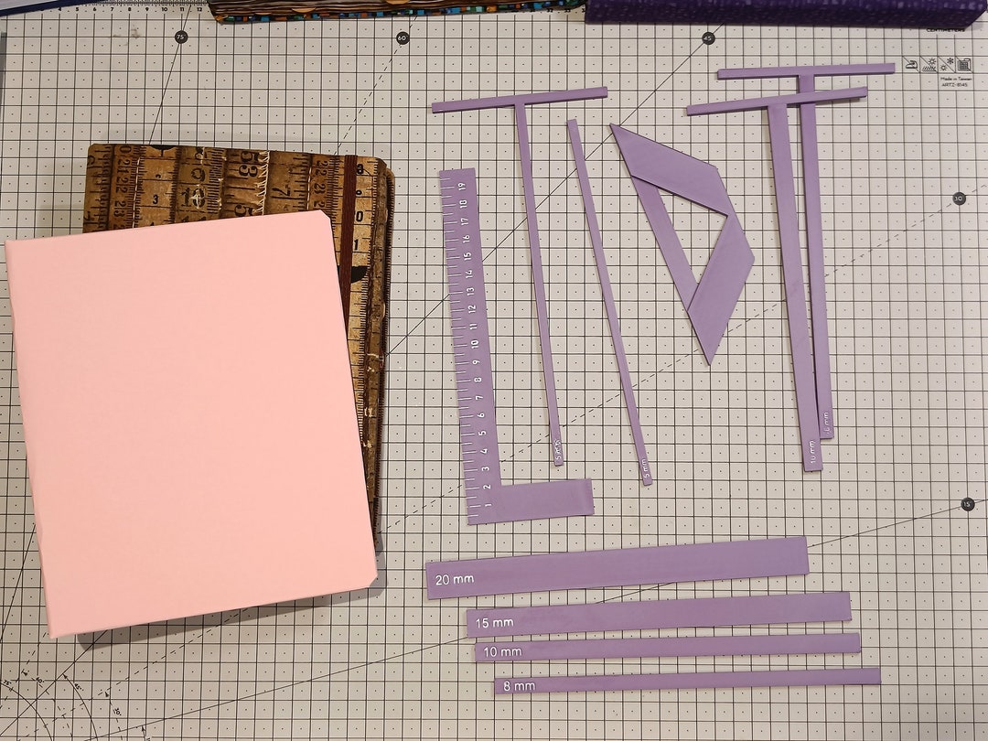 Complete Bookbinding Ruler Set Kit Etsy