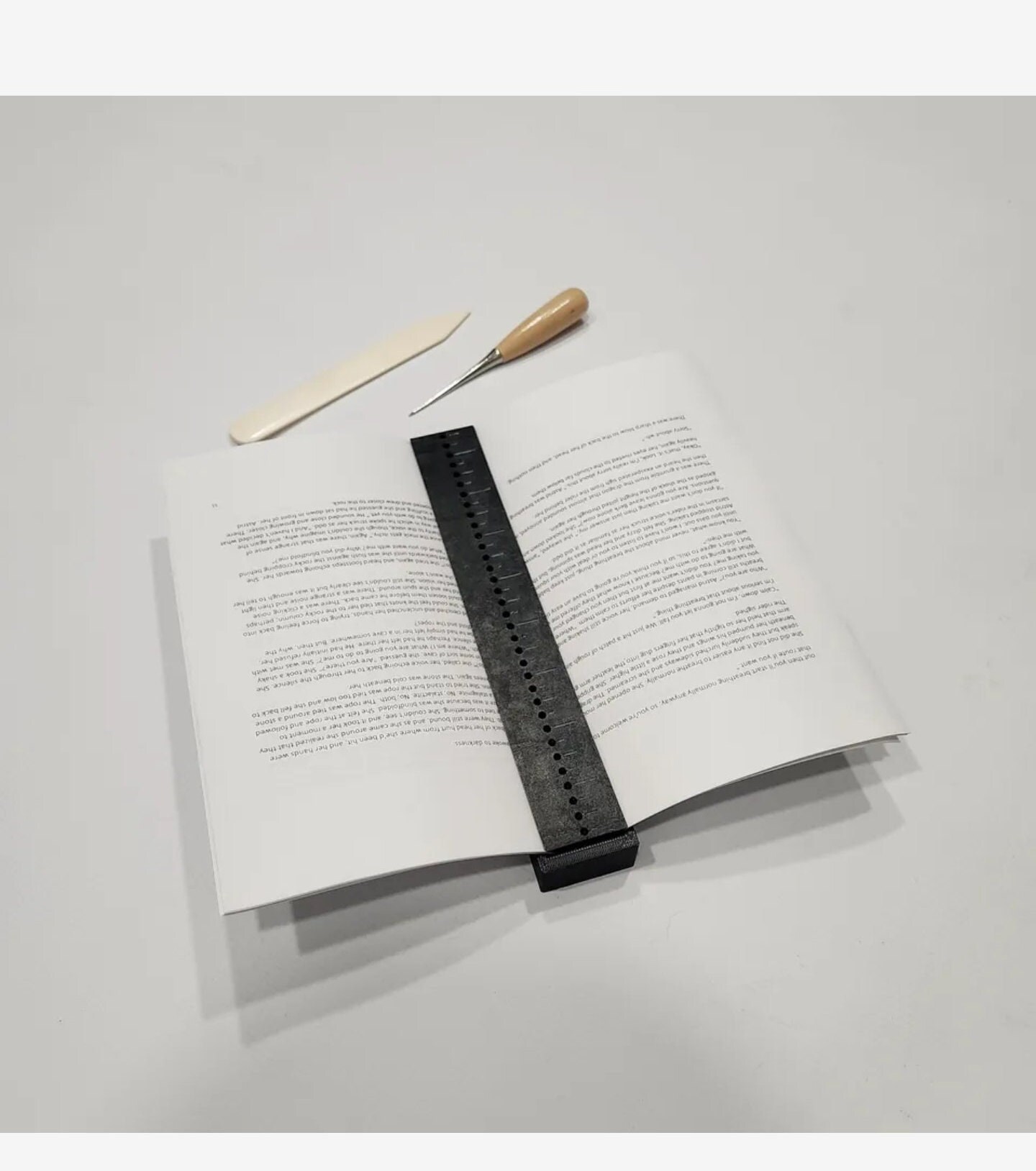 Bookbinding Signature Punching Tool Awl Guide tutorial Video Etsy