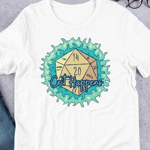 Crit Happens Multiverse Scientist Strange Dimension D20 Dungeons and Dragons D&D ttrpg gaming dice nat20 roll t-shirt