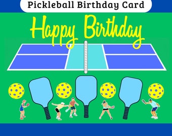 Pickleball Geburtstagskarte Pickleball Geschenke für Pickleball Geschenke für Sie Geschenke für Ihn Pickleball Karte Pickleball Geschenke für Papa Geschenke für Mama
