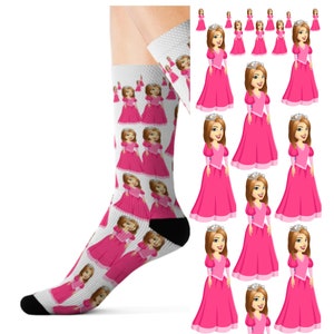 Princess Socks | Gift for Princess | Sublimation Socks