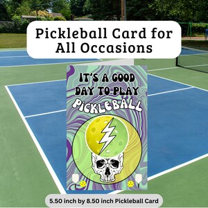 Pickleball Card for all occasions Gifts for Pickleball Gifts for Her Gifts for Him Gifts for Mom Gifts for Dad Decorations