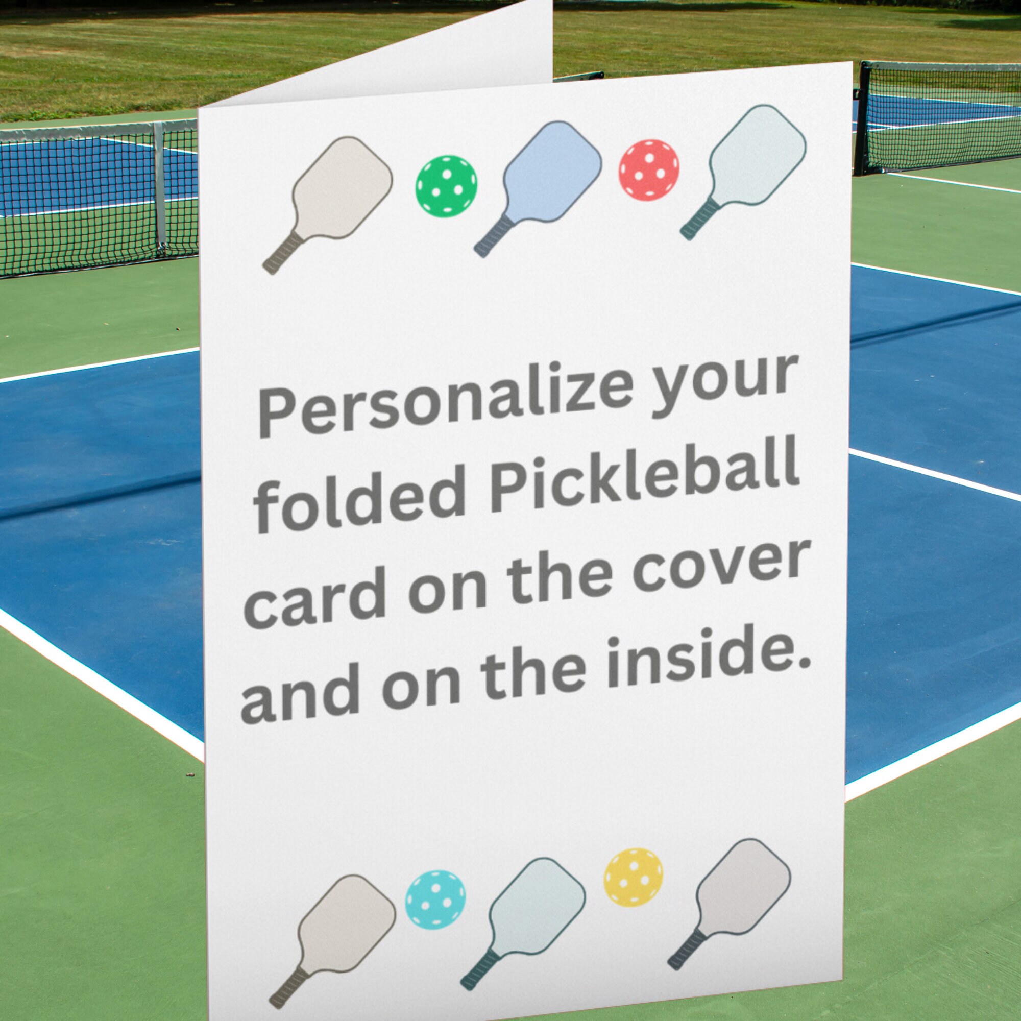 Pickleball Card Personalized Custom Pickleball Gifts for Etsy