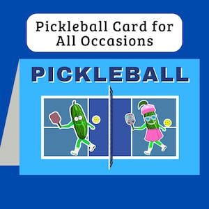 Pickleball Card Pickleball Gifts for Pickleball Player Funny Pickleball Gifts for Him Gifts for Dad Gifts for Her Gifts for Mom Decorations