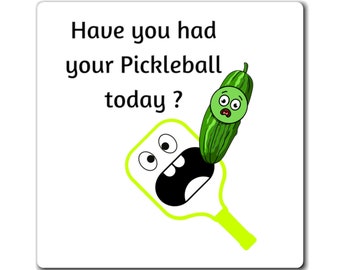 Pickleball Magnete| Pickleball Geschenke| Lustiges Pickleball Geschenk| 3" von 3" Magnet| Kühlschrankmagnet| Pickleball Accessoire| Pickleball Spieler Geschenk