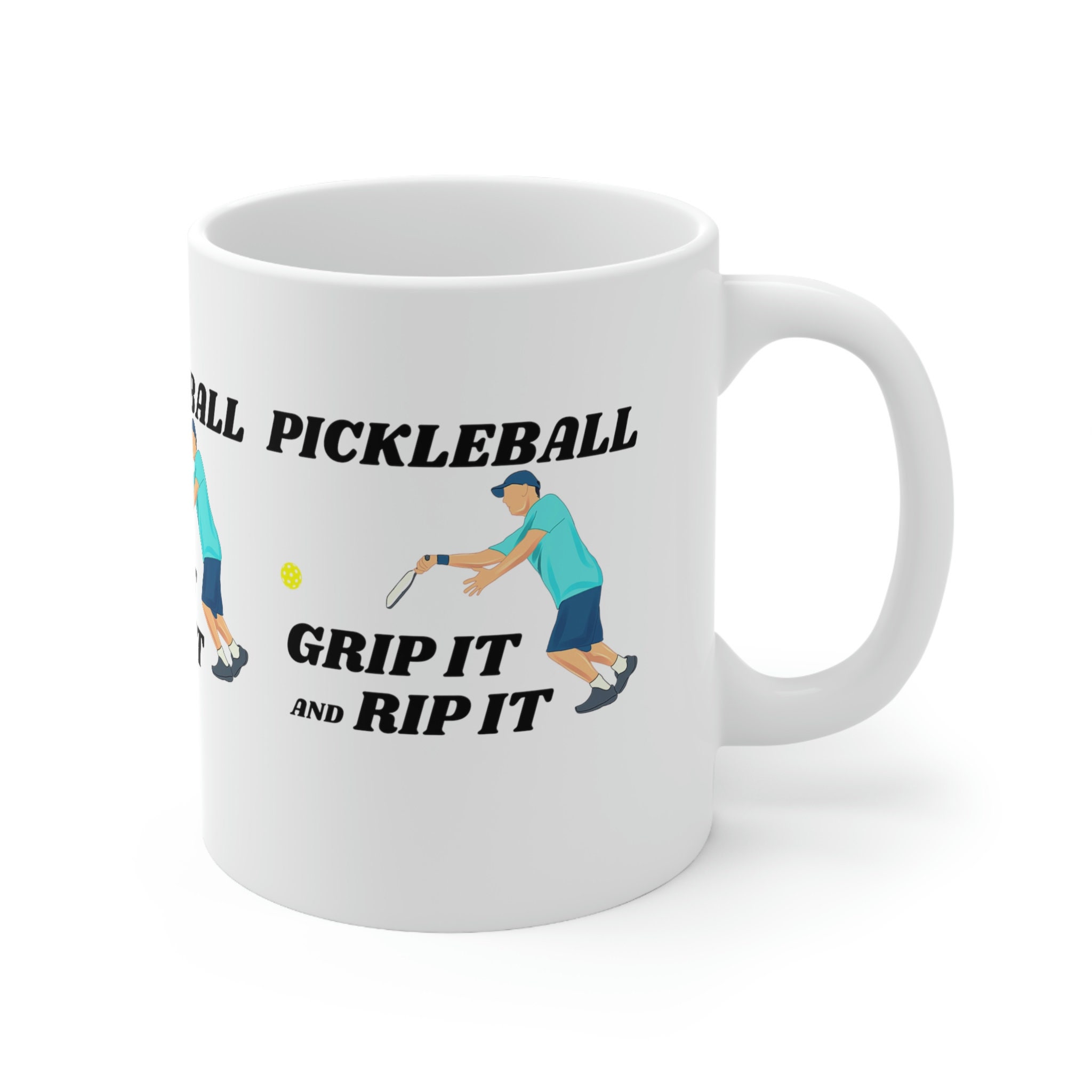 Pickleball Mug. Pickleball Gift. Funny Pickleball Gift. Ceramic Mug