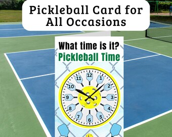 Pickleball Note Card for All Occasions Pickleball Gifts for Pickleball Gifts for Her Gifts for Him Gifts for Mom Gifts for Dad Racquet Sport