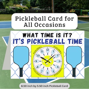 Pickleball Card Pickleball Gifts for Pickleball Player Funny Pickleball Gifts for Him Gifts for Dad Gifts for Her Gifts for Mom Decorations