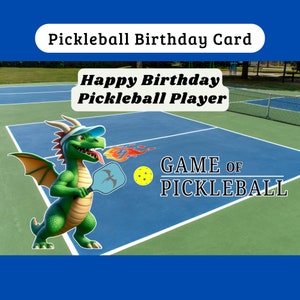 Pickleball Birthday Card Pickleball Gifts Funny Pickleball Card Pickleball Playing Gifts for Her Gifts for Him Playing Pickleball Rules