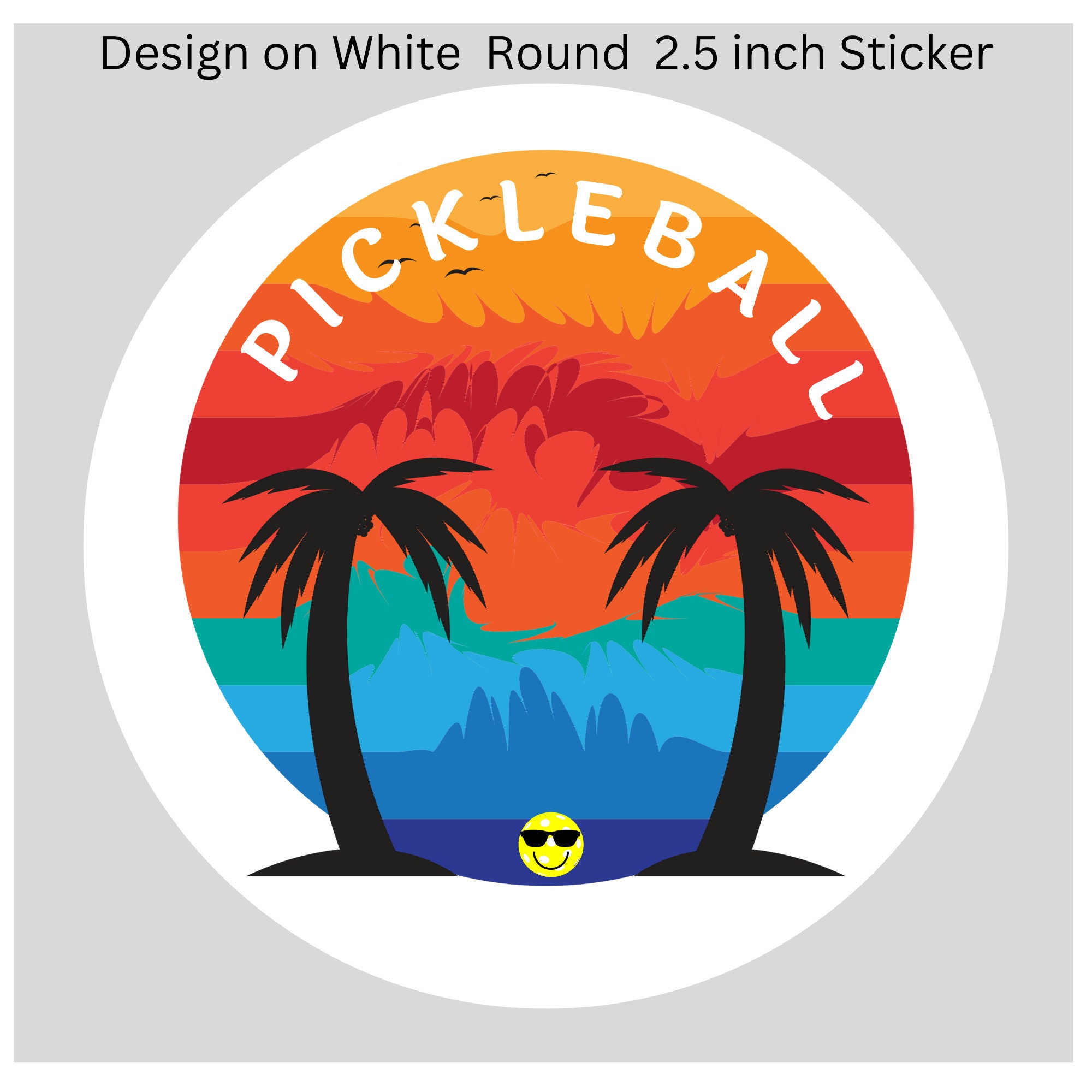 Pickleball Stickers Pickleball Laptop Stickers Indoor Only Etsy