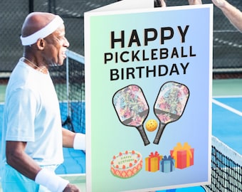 Biglietto di compleanno Pickleball per giocatore di Pickleball Regalo per amante del Pickleball Regalo carino di Pickleball Regalo divertente di Pickleball per giocare a Pickleball