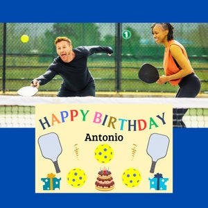 Pickleball Card Pickleball Gift for Pickleball Player Pickleball Gifts for Her Pickleball Birthday Card Funny Pickleball Playing Pickleball