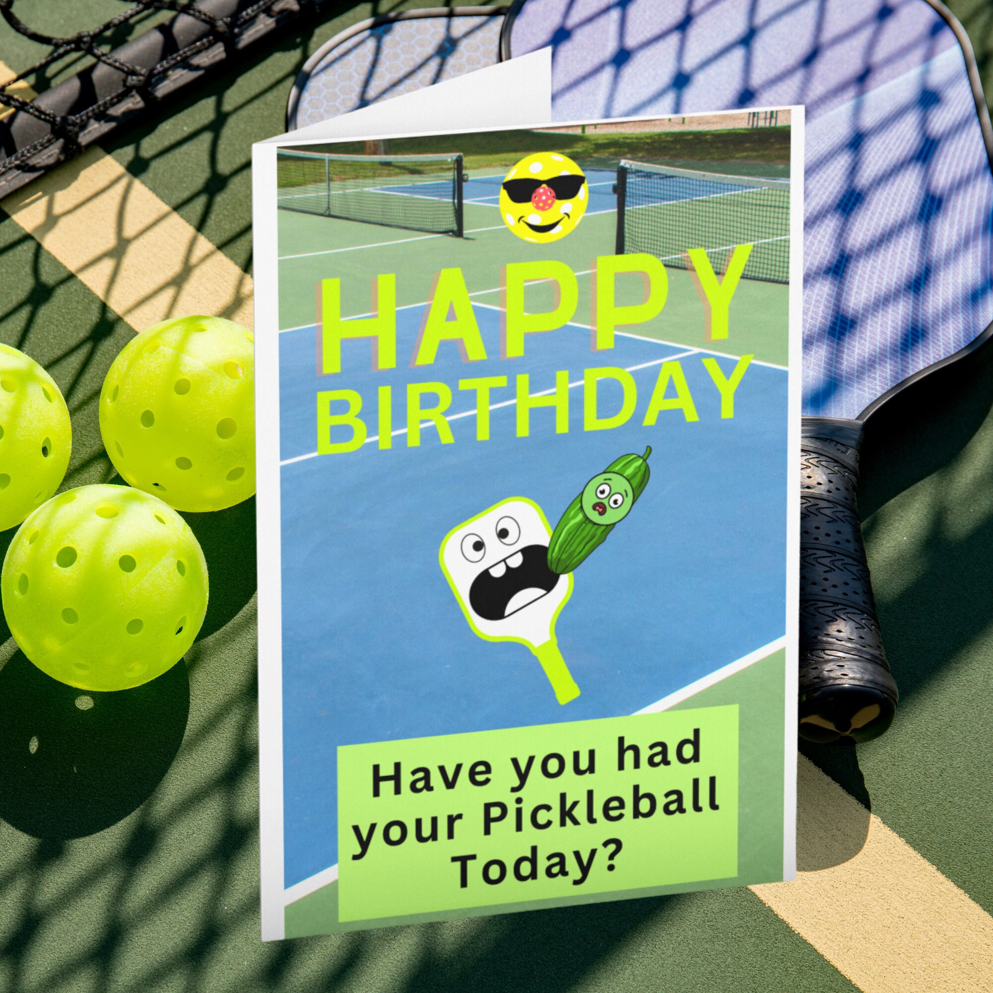 Pickleball Card Pickleball Gift for Pickleball Player Pickleball Gifts