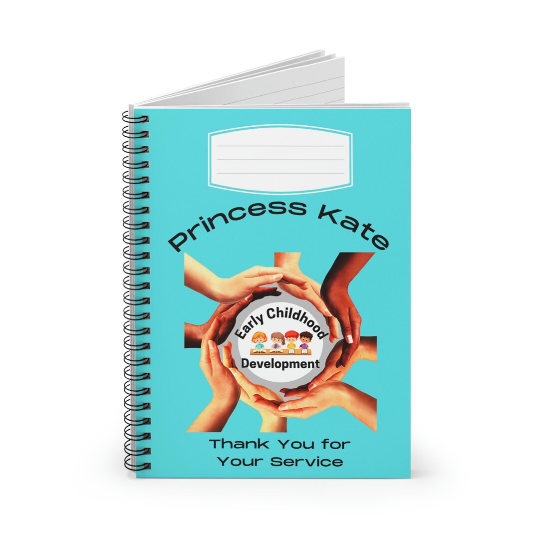Kate Notebook, Princess Kate Gift, Early Childhood Development ...
