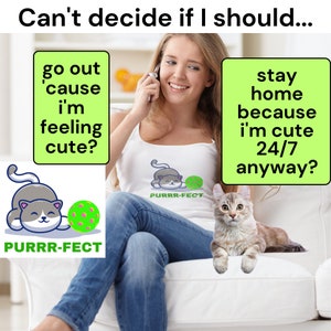 Cat Tank Tops for Cat Lovers, PURRR-FECT Cat Lover Gift, Funny Cat Gift, Gift for Cat Lovers, Cat Lover Gift for Cat Owners