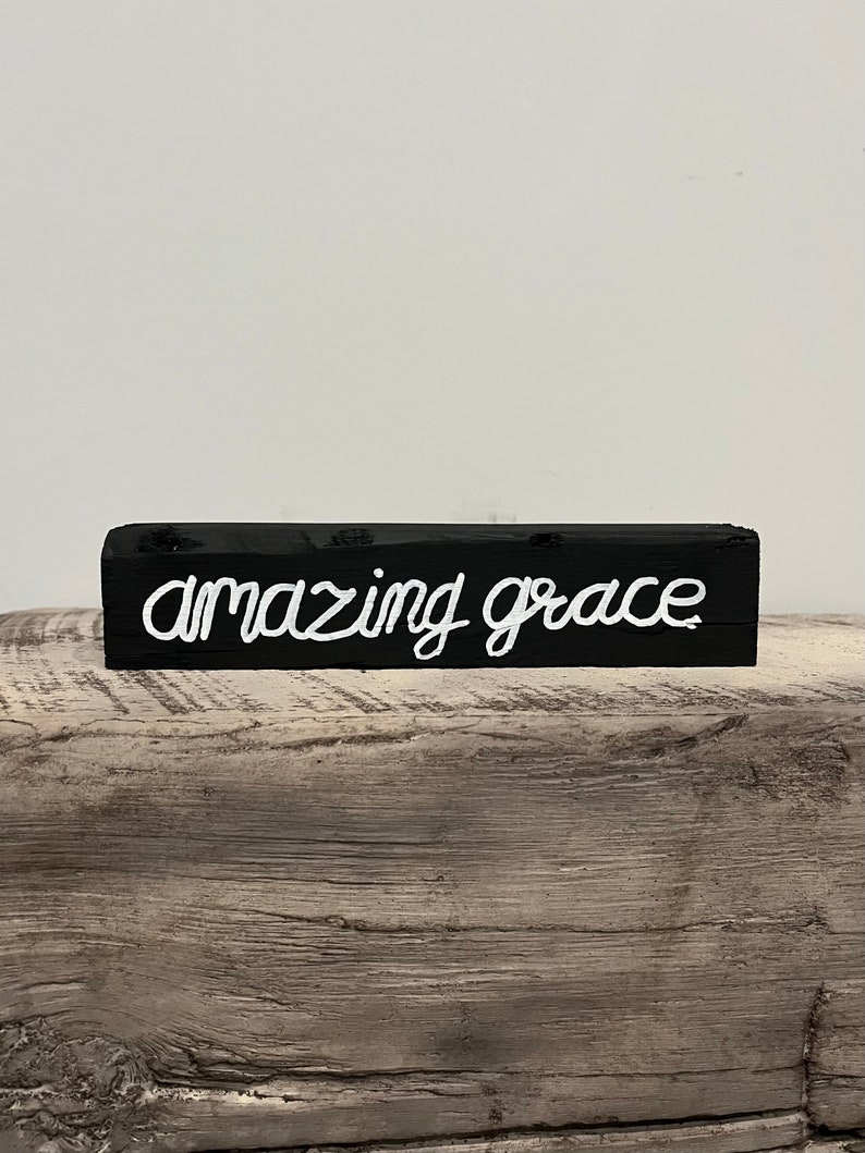 Amazing Grace Sign Etsy