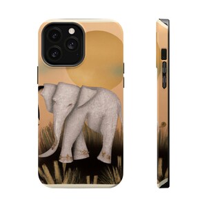 Elephant Head Trunk Tattoo iPhone 14 Pro Max Case by Aloysius