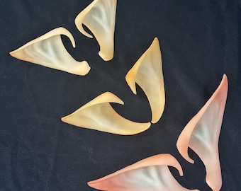 Elf Ears for Cosplay, Soft Silicone Fairy Ears, LARP Elf Ear Prosthetics, Renaissance Festival Costume, Anime Cosplay