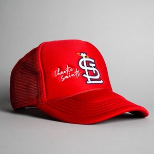 Cardinals Saint Louis Hat Women Pink MLB St L Snapback Trucker Missouri Cap