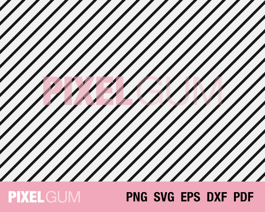 Seamless Diagonal Line Pattern Svg, Editable Stripes Pattern Svg, Eps ...