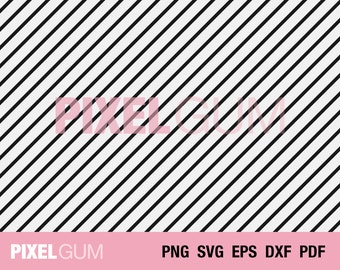 Seamless Diagonal Line Pattern Svg, Editable Stripes Pattern Svg, Eps, Dxf, Png, Pdf