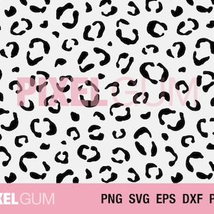 Seamless Leopard Pattern Svg, Eps, Png, Leopard Background, Digital Paper, Animal Print, Textile, Repeatable Pattern, Cheetah Print, Clipart