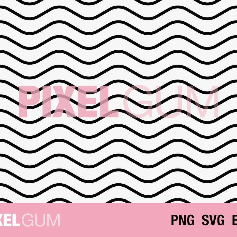 Wavy Lines Wall Paper - Etsy