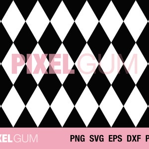 May include: Black and white diamond pattern background with the text "PIXELGUM" in pink. The bottom of the image has the text "PIXELGUM" in white and "PNG SVG EPS DXF PDF" in black on a pink background.