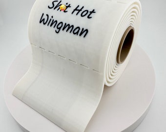 Custom toilet paper roll. Funny desk ornament!