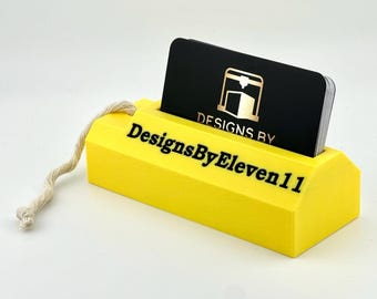 Customizable Chock Name Tag