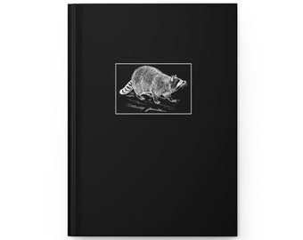 Raccoon Notebook, Racoon Journal, Wildlife Notebook, Funny Journal, Raccoon Gift