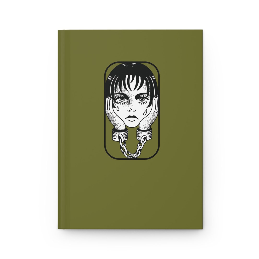 Sad to the Bone Notebook, Tattoo Sad Girl Notebook, Illustrative Tattoo ...