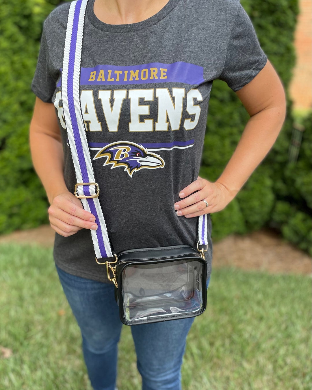 Baltimore Ravens Clear Black or White Bag With Matching Etsy