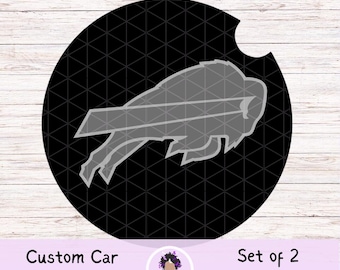 Dessous de verre voiture factures personnalisés lot de 2, dessous de verre voiture football, cadeaux voiture, cadeaux saison de football, dessous de verre voiture personnalisé, sous-verres